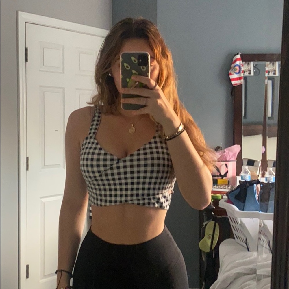 Gingham Crop top